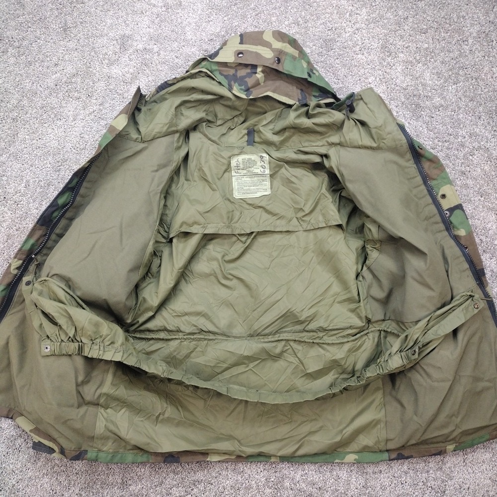 Woodland Camo ECWCS Cold Weather Parka USGI Medium Regular - Picture 9 of 12